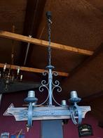 Unieke antieke kroonluchter, Huis en Inrichting, Lampen | Kroonluchters, Ophalen, Gebruikt, Hout