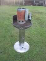 Staande barbecue met vuurkorf, Ophalen, Gebruikt, Met accessoires