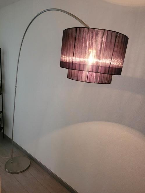 Booglamp Vloerlamp hanglamp compleet 85euro Met stekker knop, Huis en Inrichting, Lampen | Vloerlampen, Zo goed als nieuw, 150 tot 200 cm