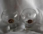 CUARENTA Y TRES LICOR 43 bolgkazen, gele logo, 2 st. (wave), Ophalen of Verzenden, Zo goed als nieuw, Borrel- of Shotglas