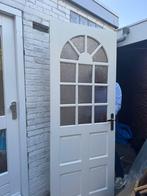 Binnendeur met glas, Gebruikt, 80 tot 100 cm, Binnendeur, Ophalen of Verzenden