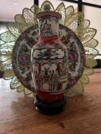 Chinese vaas met bord, Antiek en Kunst, Ophalen of Verzenden