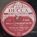 Bing And Gary Crosby-What A Little Moonlight Can Do-78 RPM, Cd's en Dvd's, Gebruikt, 10 inch, Single, Ophalen of Verzenden