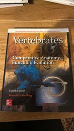Vertebrates, comaprative anatomy, funtion, evolution, Ophalen of Verzenden, Beta, Zo goed als nieuw, WO