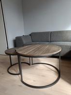 Salontafels 2 maten, Ophalen, 50 tot 100 cm, Rond, 50 tot 100 cm