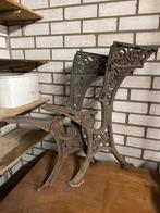2x antieke set gietijzeren bankpoten en gietijzeren wasbak, Ophalen, Gebruikt, Metaal