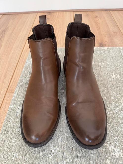 Pier One korte heren laars maat 45 - imitatieleer - vegan, Kleding | Heren, Schoenen, Zo goed als nieuw, Boots, Bruin, Ophalen of Verzenden