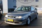 Saab 9-5 Estate 2.3t SE 1950 ex btw (bj 2001, automaat), Auto's, Saab, 4 cilinders, 2290 cc, Leder, Grijs