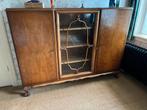 Vintage Antiek Engels klassiek houten dressoir art deco, Ophalen