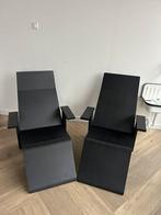 4 Mattiazzi Quindici longue stoelen | Ronan&Erwan Bouroullec, Ophalen, Zo goed als nieuw, Grijs, Hout