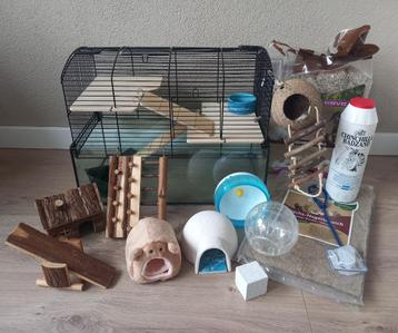 Ferplast Knaagdierenkooi Karat 60 + veel accessoires beschikbaar voor biedingen