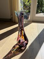 Prachtig geblazen kleurrijke siervaas uit Monschau, Ophalen, Overige kleuren, Minder dan 50 cm, Glas