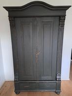 Antieke antraciet kast - Kledingkast of voorraadkast, Ophalen
