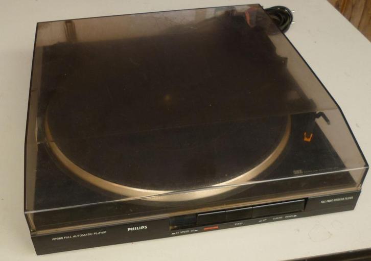 Volautomatische platenspeler    PHILIPS FP-365, Audio, Tv en Foto, Platenspelers, Gebruikt, Platenspeler, Philips, Automatisch