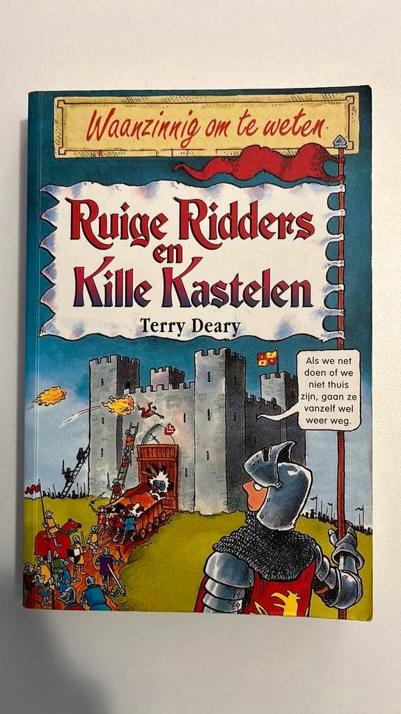 Terry Deary - Ruige ridders en kille kastelen, Boeken, Kinderboeken | Jeugd | 13 jaar en ouder, Zo goed als nieuw, Ophalen of Verzenden