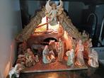 Complete kerststal met verlichting, Diversen, Kerst, Ophalen, Zo goed als nieuw