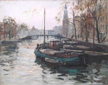 in AMSTERDAM===Jan Korthals 1916-1972===doek 80 x 100 cm beschikbaar voor biedingen