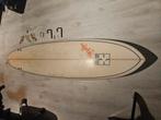 Handshaped middelgroot golfsurfboard met attributen, Watersport en Boten, Golfsurfen, Ophalen, Zo goed als nieuw, Met vinnen