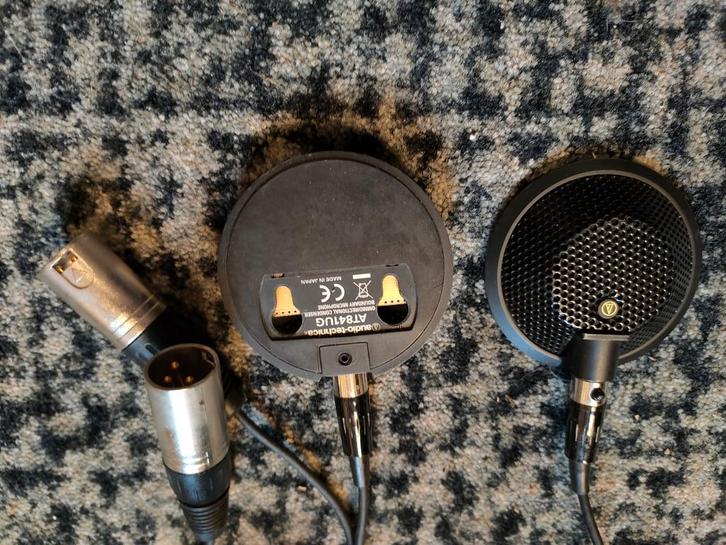 2 x Audio-Technica AT841UG Omnidirectionele Microfoon XLR, Muziek en Instrumenten, Microfoons, Ophalen of Verzenden