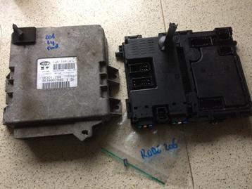 Motor ECU IAW1AP81 Peugeot 206 1.4 KFX + BSI en transponder beschikbaar voor biedingen