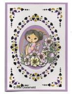 3D Kaart Hobbydots-5  Japans meisje met bloemen, Ophalen of Verzenden, Kind