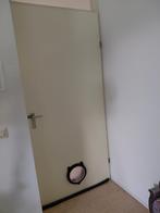 Opdekdeur met kattenluik, Doe-het-zelf en Verbouw, Ophalen, Binnendeur, 200 tot 215 cm