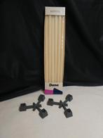 2 x vintage Paro design kandelaars met kaarsen, Huis en Inrichting, Overige materialen, Ophalen of Verzenden, Zo goed als nieuw