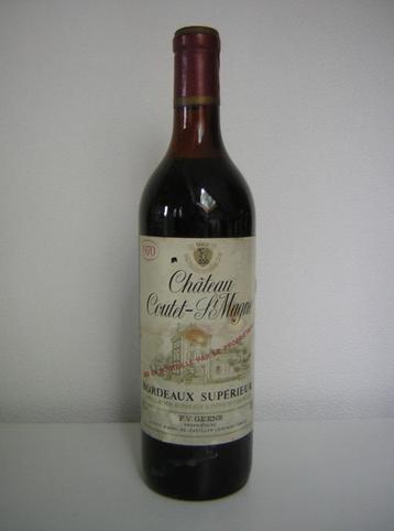 Feest wijn 1970 Chateau Coutet Mayne Bordeaux 55 Jaar !!! beschikbaar voor biedingen