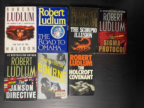 Robert Ludlum - Collectors items (First printing), Boeken, Thrillers, Gelezen, Amerika, Verzenden