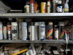 Assortiment van spuitbussen voor onderhoud auto, Ophalen
