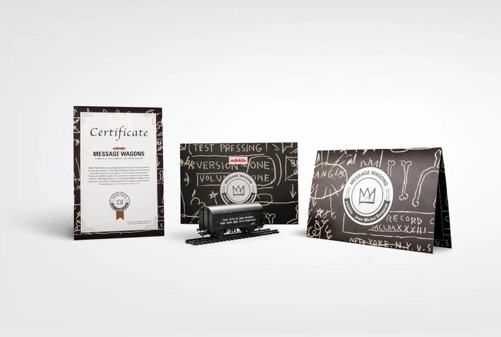 Jean-Michel Basquiat X Märklin Message Wagon H0, Hobby en Vrije tijd, Modeltreinen | H0, Nieuw, Wagon, Gelijkstroom of Wisselstroom