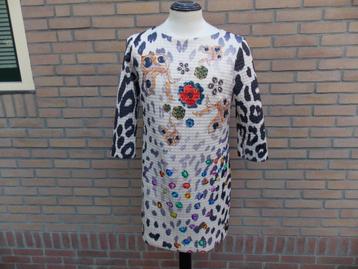 Ana Alcazar jurk met diamanten print ,in topstaat. maat 42 beschikbaar voor biedingen