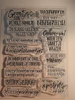 Tekststempel met Nederlandse teksten, Ophalen of Verzenden, Nieuw, Overige typen, Overige merken