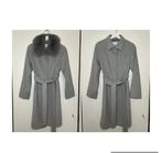 Grey Wool winter coat, Ophalen of Verzenden, Zo goed als nieuw, Maat 36 (S), Grijs