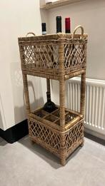 Rotan wijnrek, Huis en Inrichting, Ophalen, Gebruikt, Riet