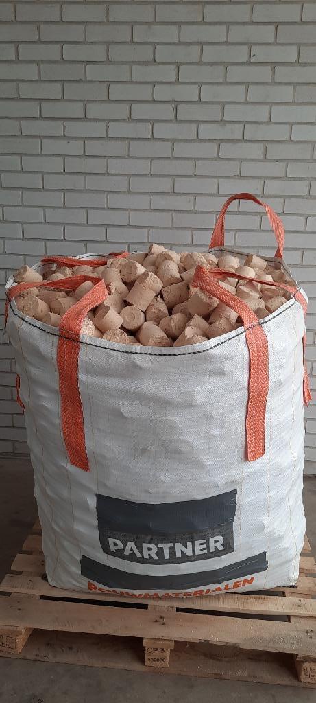 Houtbrikketen, Tuin en Terras, Haardhout, Blokken, Overige houtsoorten, Minder dan 3 m³, Verzenden