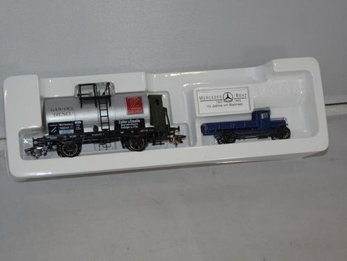 Marklin 48676 museumwagon + Mercedes truck 1992 (#803), Hobby en Vrije tijd, Modeltreinen | H0, Nieuw, Wagon, Wisselstroom, Märklin