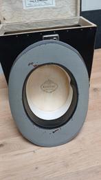 Vintage Empire Hoge Hoed met originele koffer., Ophalen of Verzenden