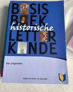 Basisboek Historische Letterkunde - Bas Jongenelen, Ophalen, Gelezen, Nederland