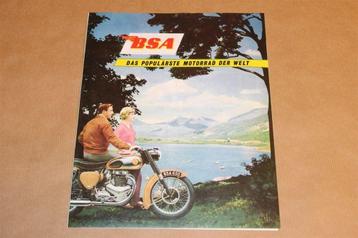 Zeldzame folder/catalogus BSA Motoren - 1959 !! beschikbaar voor biedingen