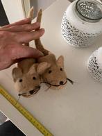 Slofjes baby vilt muis 10 cm, Kinderen en Baby's, Ophalen of Verzenden, Gebruikt, Jongetje of Meisje, Slofjes