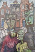 Naar Kimpe, Pastel op Papier,, Ophalen