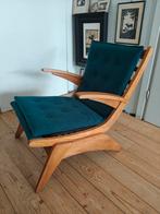 Vintage midcentury fauteuil Jan den Drijver easy chair, Ophalen, Zo goed als nieuw, Stof, Midcentury modern
