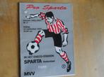 Sparta - M.V.V.   2002/2003, Verzamelen, Sportartikelen en Voetbal, Boek of Tijdschrift, Overige binnenlandse clubs, Gebruikt
