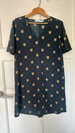 Costes jurk met print maat s, Kleding | Dames, Jurken, Verzenden, Zo goed als nieuw, Zwart, Boven de knie