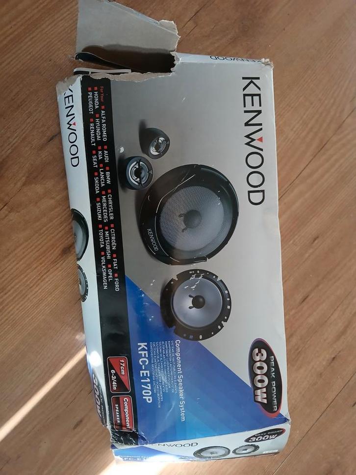 Kenwood KFC-E170P Speakerset - 300W, Auto diversen, Autospeakers, Gebruikt, Ophalen of Verzenden