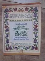 Danish Cross Stitch ZODIAC Samplers 12 astrologische sterren, Hobby en Vrije tijd, Ophalen of Verzenden, Nieuw, Handborduren, Patroon