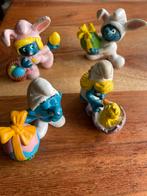Smurfen Paasfiguren Peyo 1984, Ophalen of Verzenden, Gebruikt, Verschillende Smurfen, Poppetje, Figuurtje of Knuffel