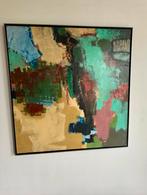 Schilderij "Koude Oase" door Antony de Baat 128 x 124 cm, Ophalen