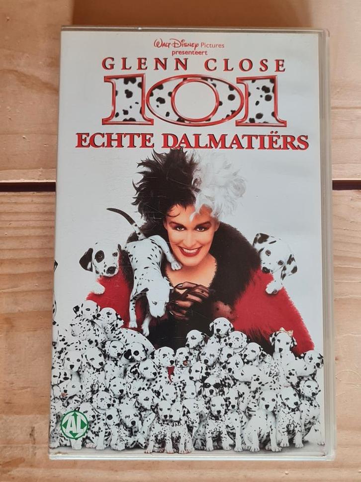 VHS Disney - 101 Echte dalmatiërs VHS 3717616, Cd's en Dvd's, VHS | Film, Zo goed als nieuw, Nederlandstalig, Alle leeftijden